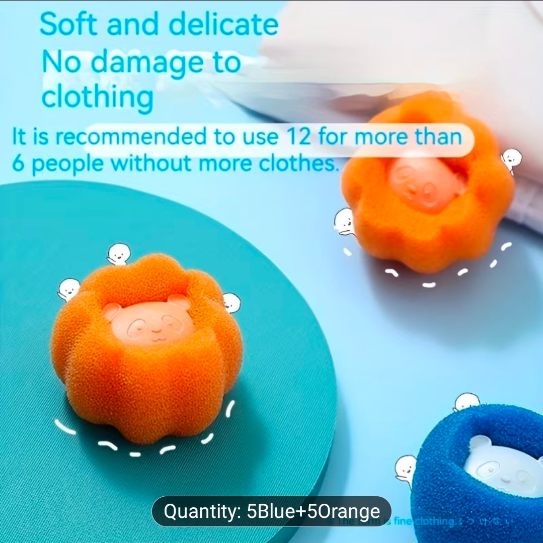 Vibrant Reusable Pet Hair Removal Balls (10pcs)