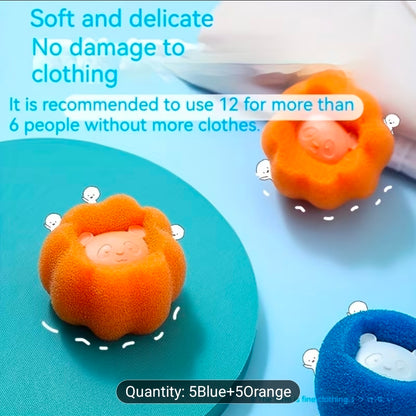 Vibrant Reusable Pet Hair Removal Balls (10pcs)